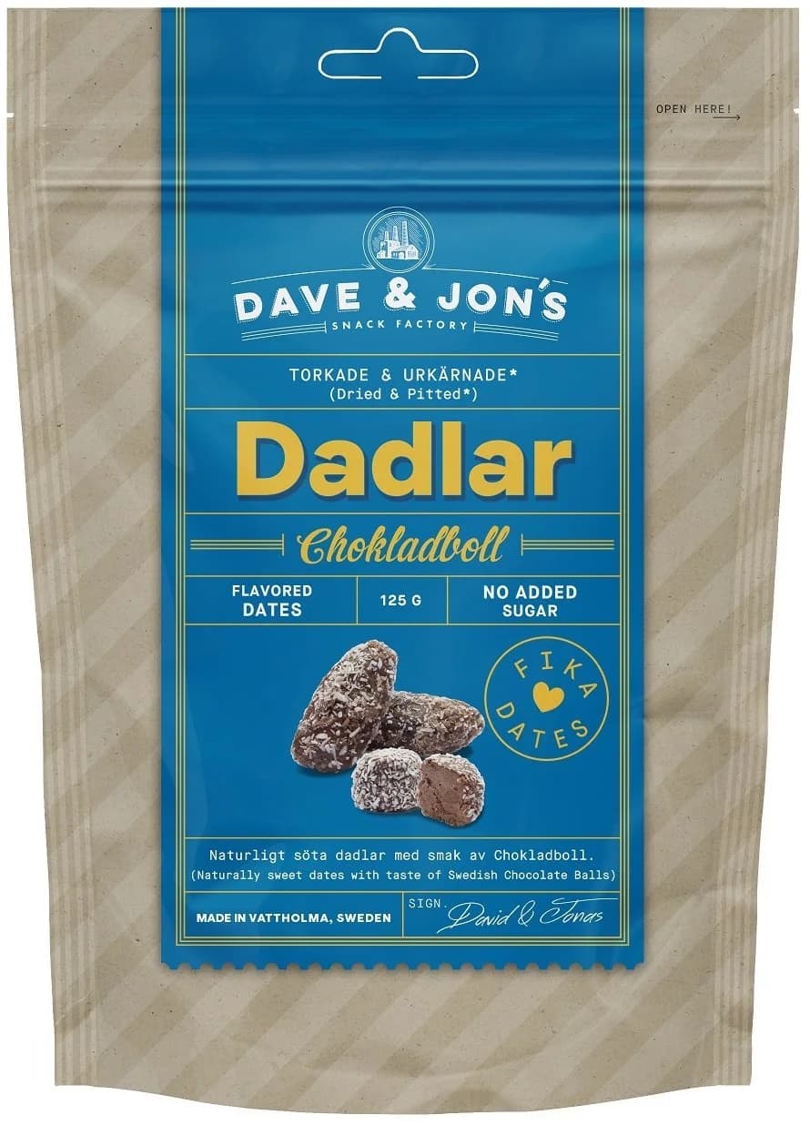 Dave & Jon's Dadlar Chokladboll