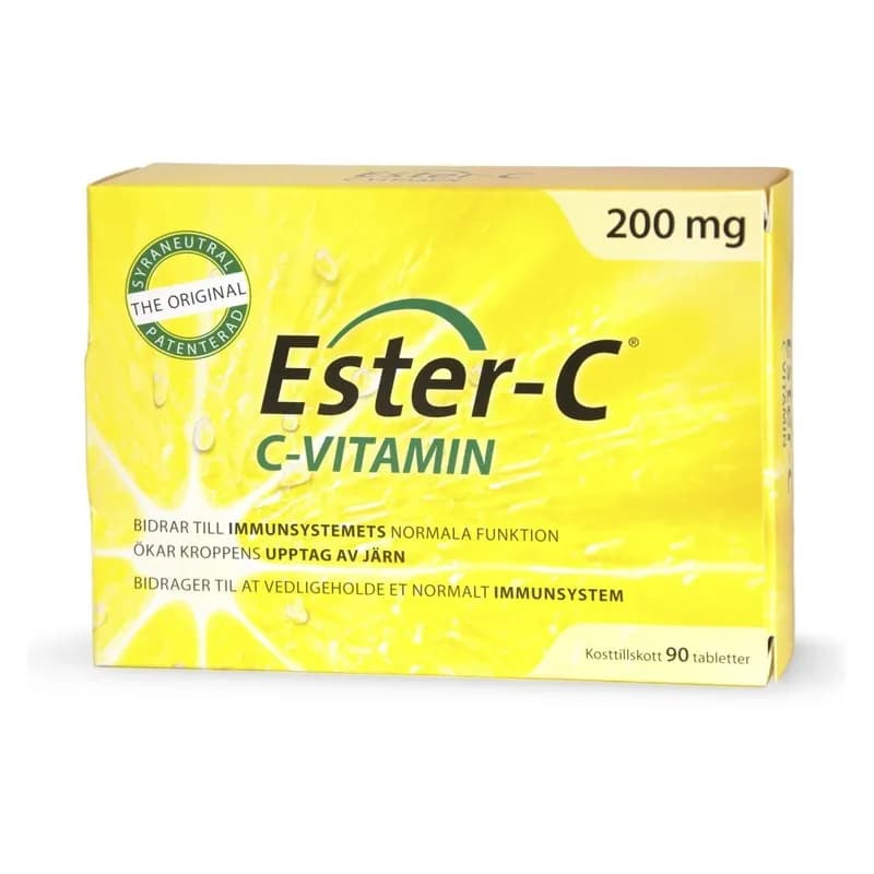 Ester-C 200 mg 90 tabletter