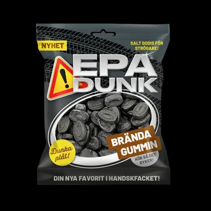 EPA Dunk Brända Gummin 80g