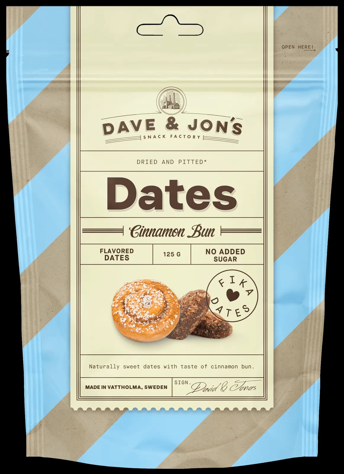Dave & Jon's Dadlar Kanelbulle