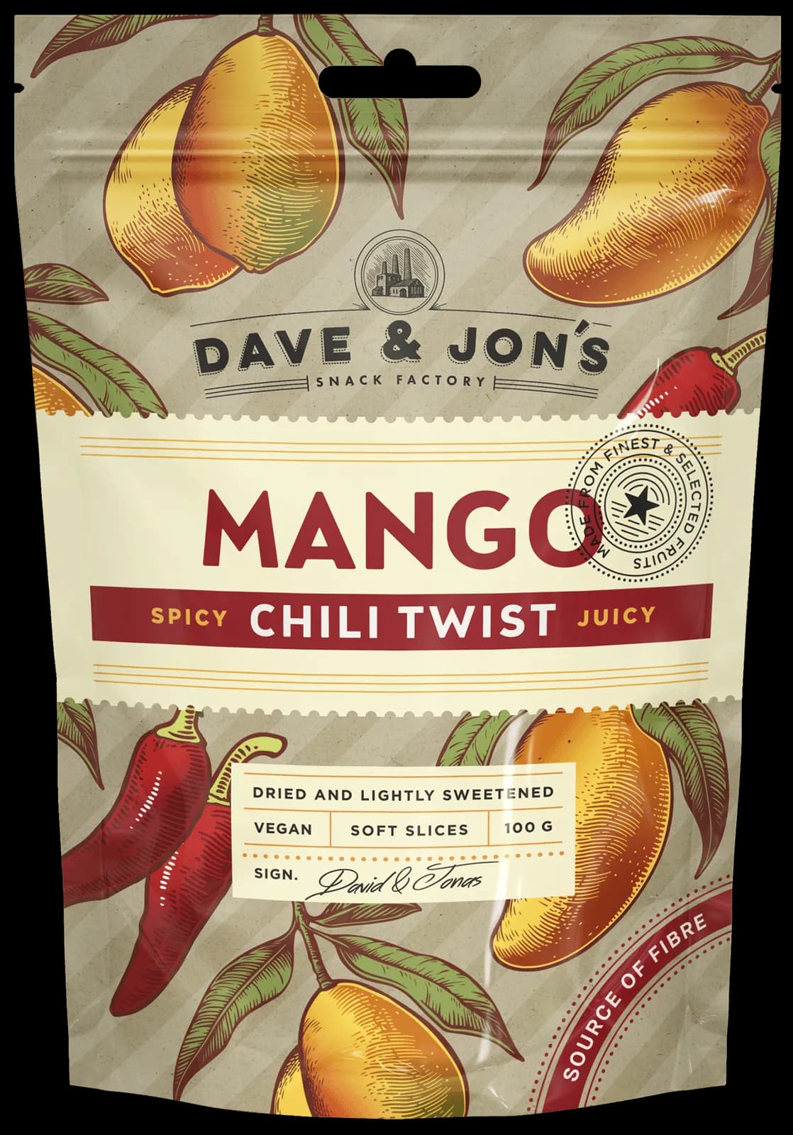Dave & Jon's Torkad Mango Chili Twist
