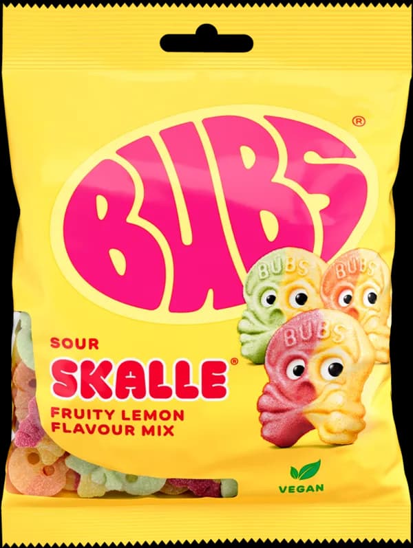 BUBS Fruity Lemon Mix Skalle 90g