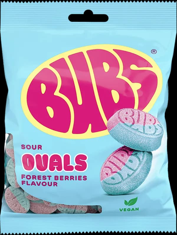 BUBS Forest Berries Ovals 90g