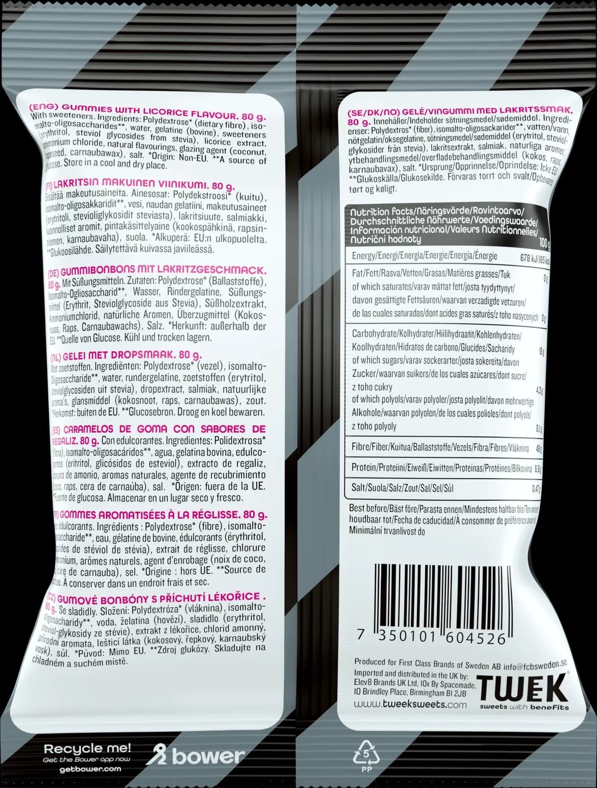 Tweek Licorice Love 80g
