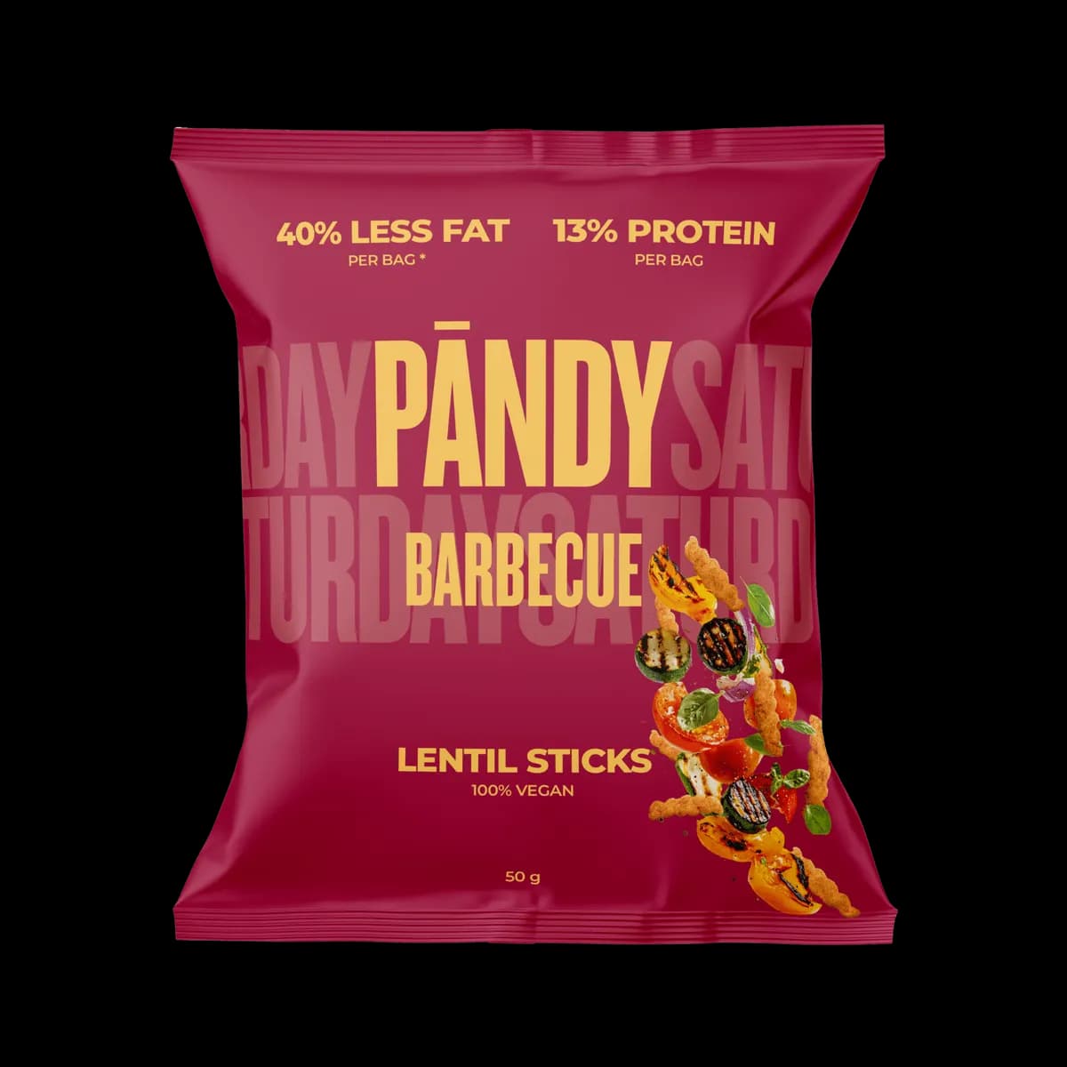 Pändy Lentil Sticks Barbecue 50g