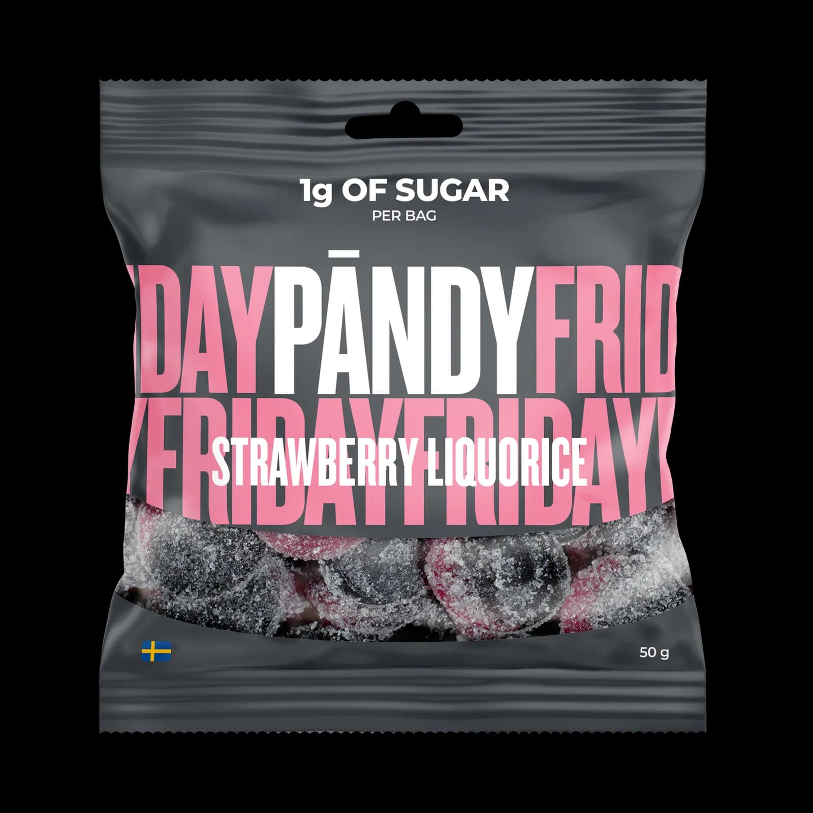 Pändy Candy Strawberry Liquorice by Klara 50g